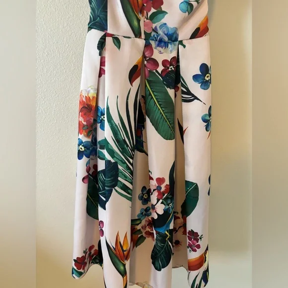 ASOS Spagetti Strap Tropical Dress - Picture 4 of 7